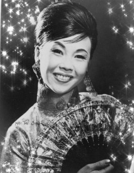 The beautiful Mai Thai Sing, performing at The Forbidden City nightclub in the early 1940's.
