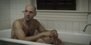 For those who haven't seen House of Cards, this is Congressman Peter Russo in a tub, looking sad. Maybe not the most convincing way to tell you to watch House of Cards, but I think it's important you know this exists. 
